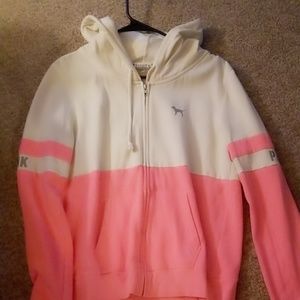 Victoria secret pink zip up hoodie